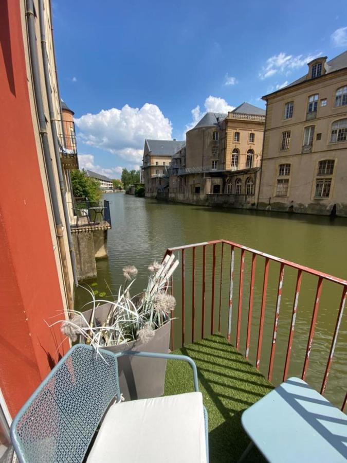 Romantique "Comme A Venise" Au Bord De L'Eau Avec Parking Metz Dış mekan fotoğraf